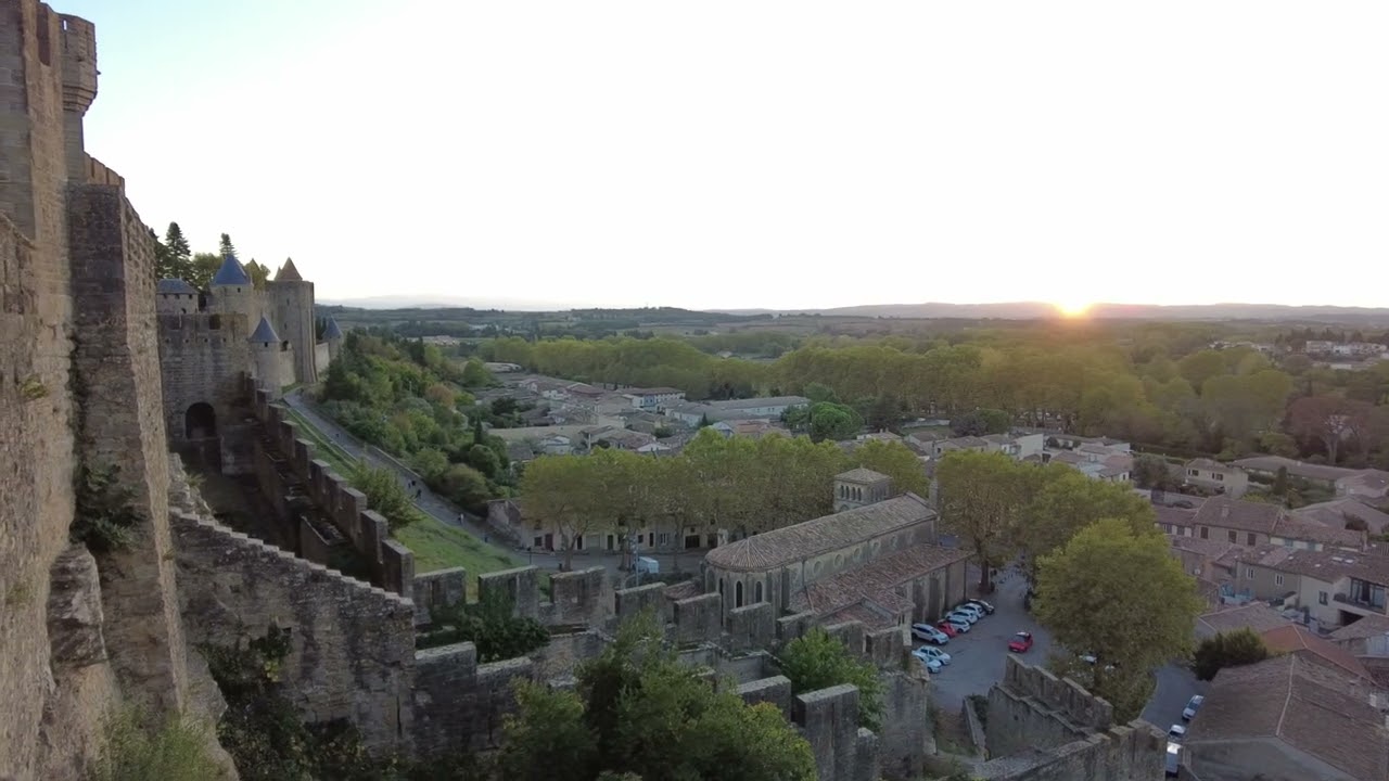 Carcassonne Sunset Walk France medieval town