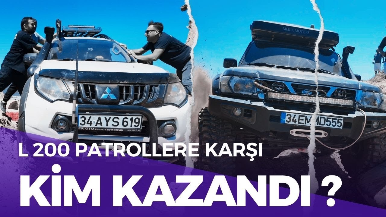 L200 PATROLLERE MEYDAN OKUDU DAR GEÇİT.. #akıncılarextreme #offroad
