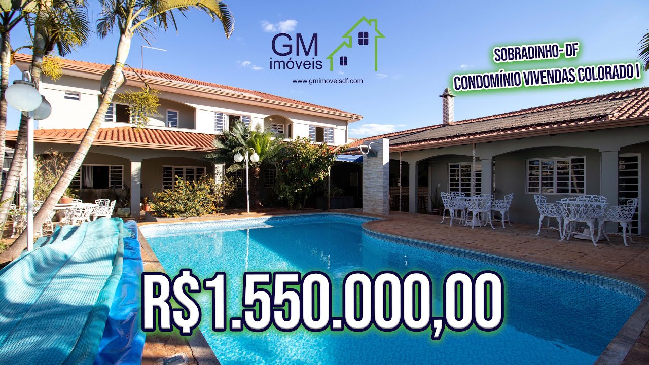 Casa Alto Padrão a Venda no Condomínio Vivendas Colorado I - Sobradinho - DF [GM Imóveis]