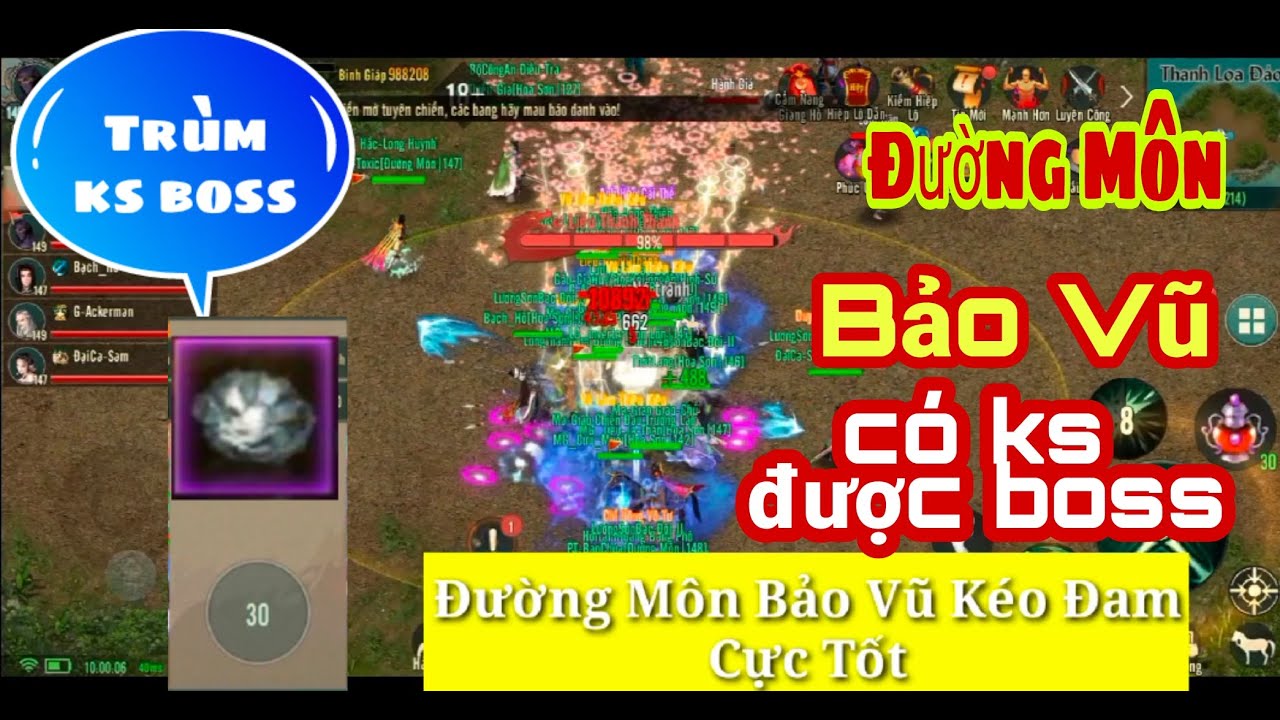 VLTK 1 Mobile - Săn Boss D&atilde; Ngoại Với Đường M&ocirc;n Bảo Vũ Tr&ugrave;m Ks L&agrave; Đ&acirc;y | Mẹo Nhỏ Ăn Boss