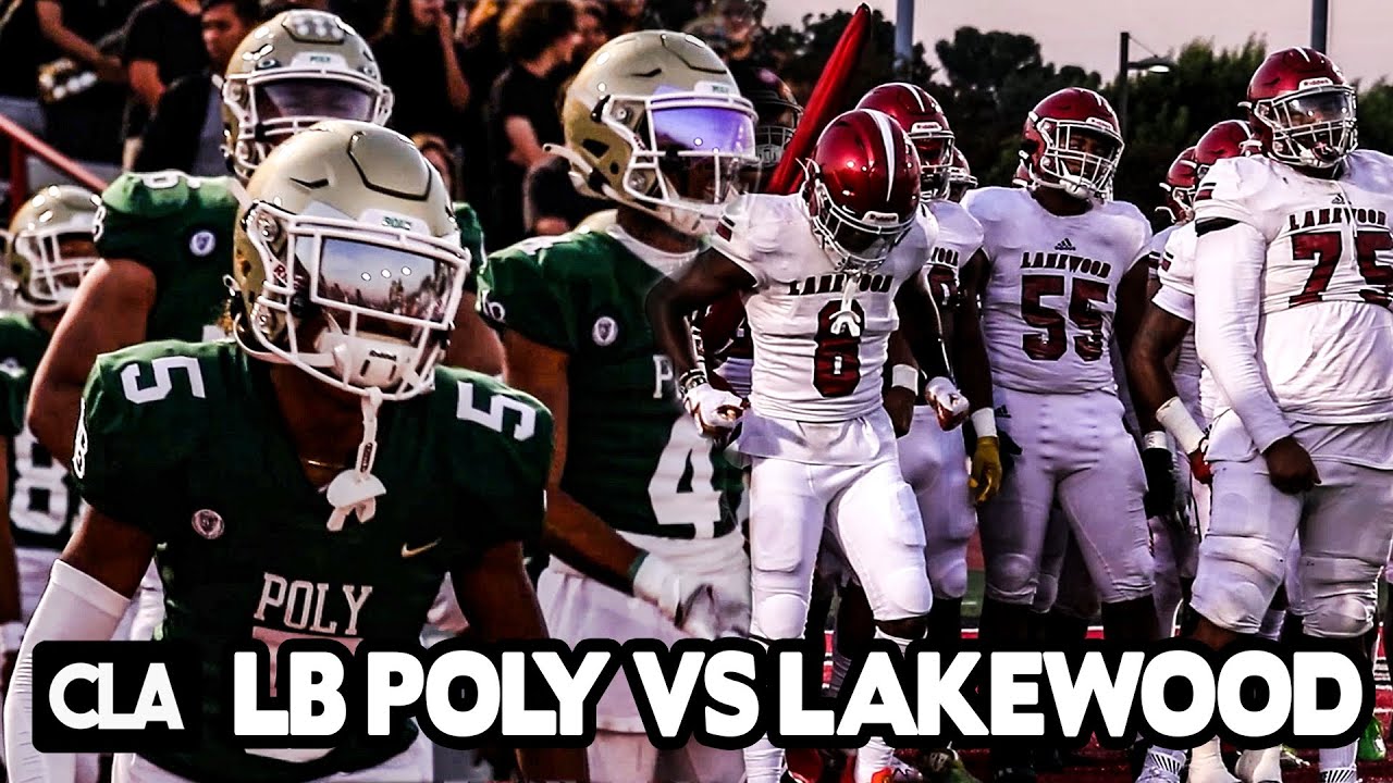 LONG BEACH POLY VS LAKEWOOD | Darius Curry, Jason Robinson Jr BALL OUT | HS Football Highlights 2022