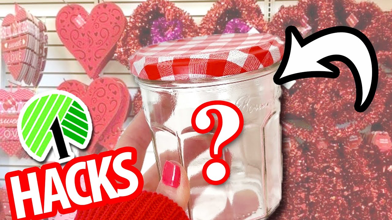 *GENIUS* $1 Dollar Tree Valentine's Day DIYs & HACKS (easy & look great!)