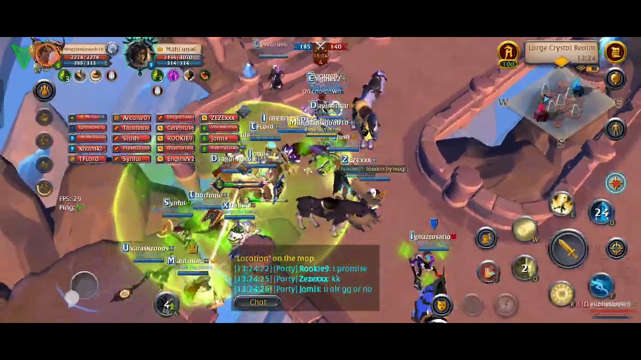 eRa Empire vs Albion Ark | healer pov | Second fight |