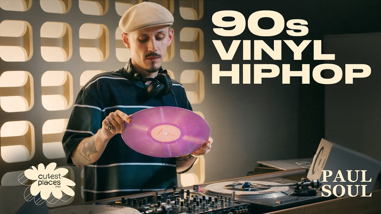 90s HipHop Funk Vinyl Mix by Paul Soul | Cutest Places Mix [4K]