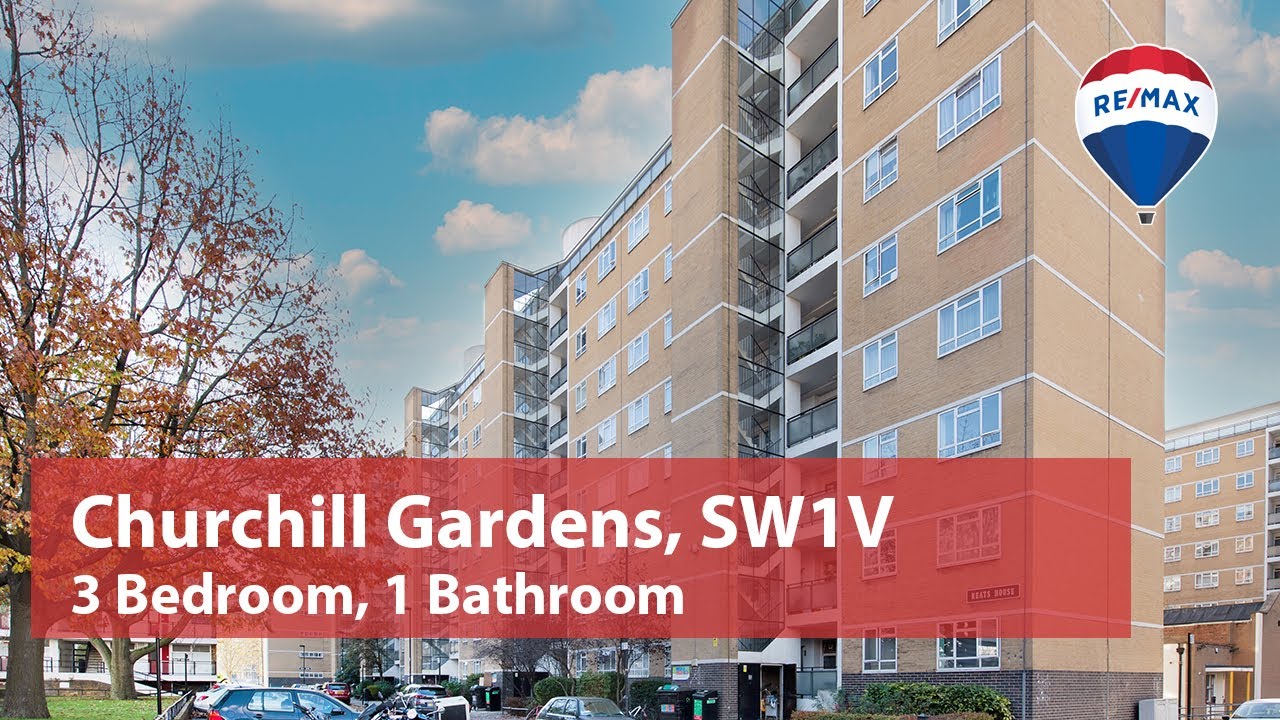 Three bedroom flat to rent in Keats House, Churchill Gardens, London SW1V