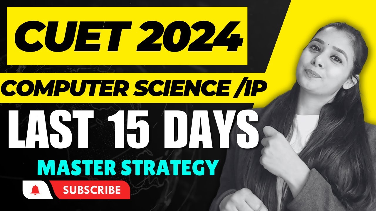 CUET 2024 - LAST 15 days MASTER STRATEGY TO CRACK CUET 2024🥳 #cuet2024  #cuet #cuetbooks #cuetdomain