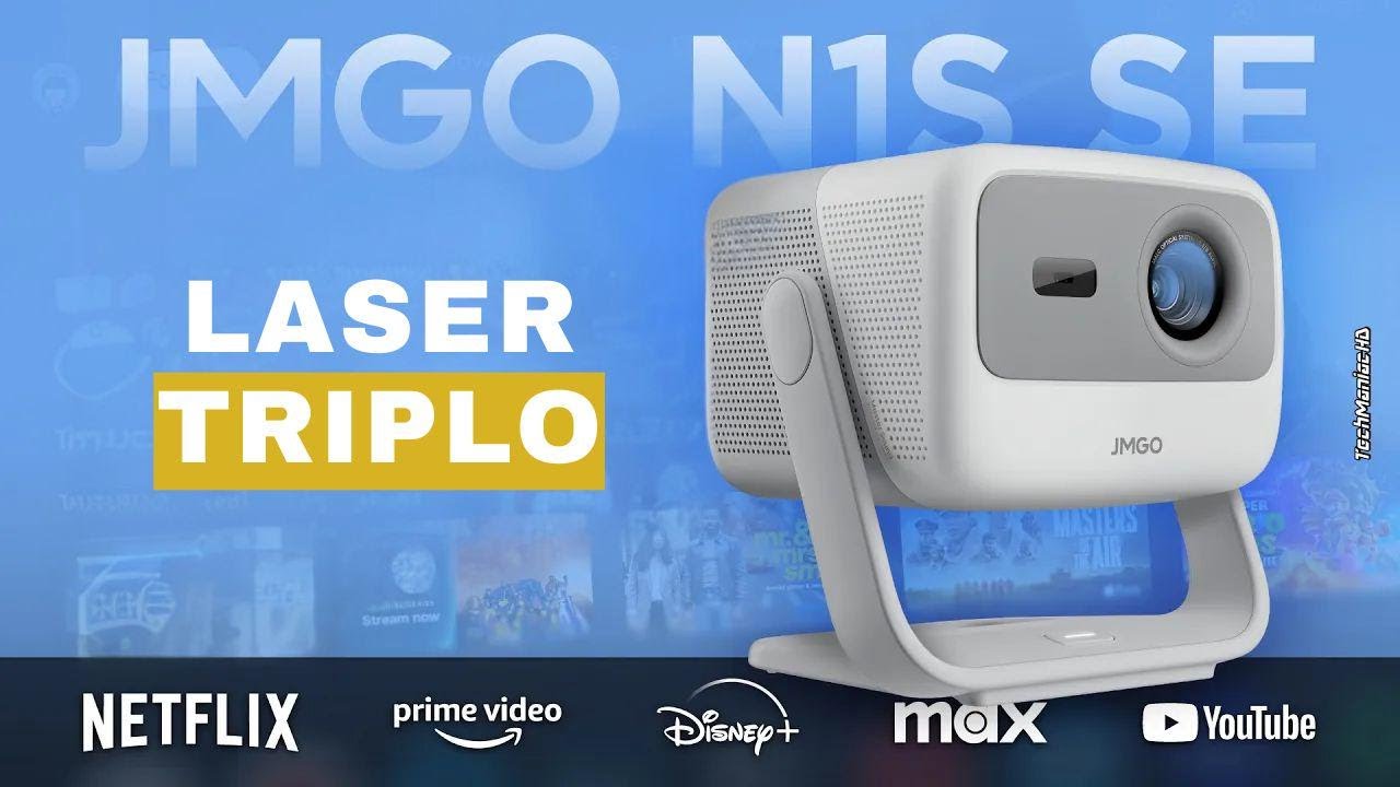 Home Theater Premium — Teste do Projetor JMGO N1S SE com Android TV e Triplo Laser