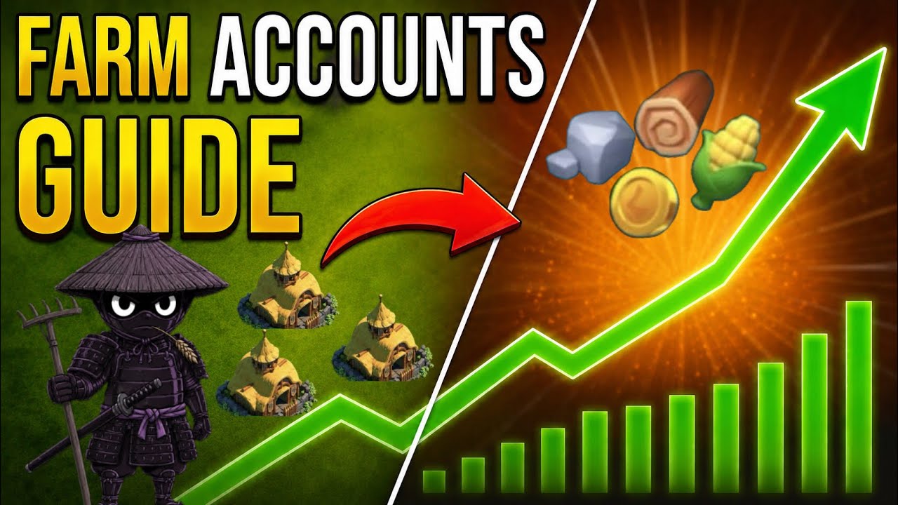 Making farm accounts from SCRATCH in Rise of Kingdoms! (Guide)