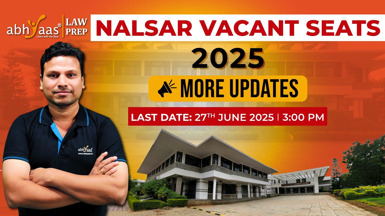 NALSAR Hyderabad 2025 Vacant Seats – Latest Updates You Need to Know! 📢