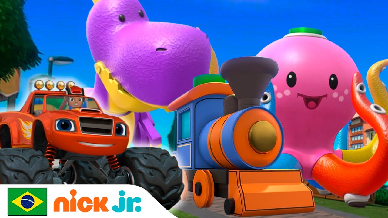 Blaze e os Monster Machines | Blaze e os brinquedos gigantes | Nick Jr. em Português