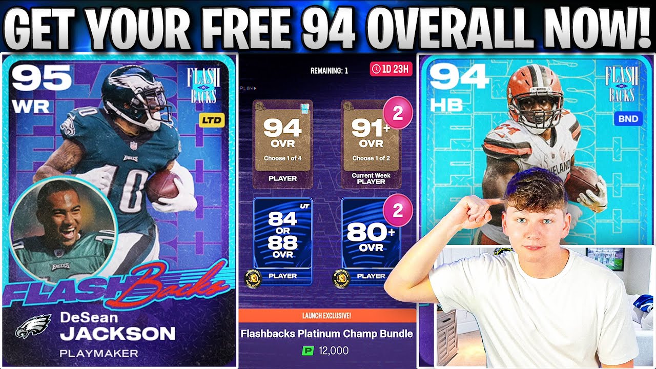GET YOUR FREE 94 OVERALL NOW! FLASHBACKS ARE HERE!