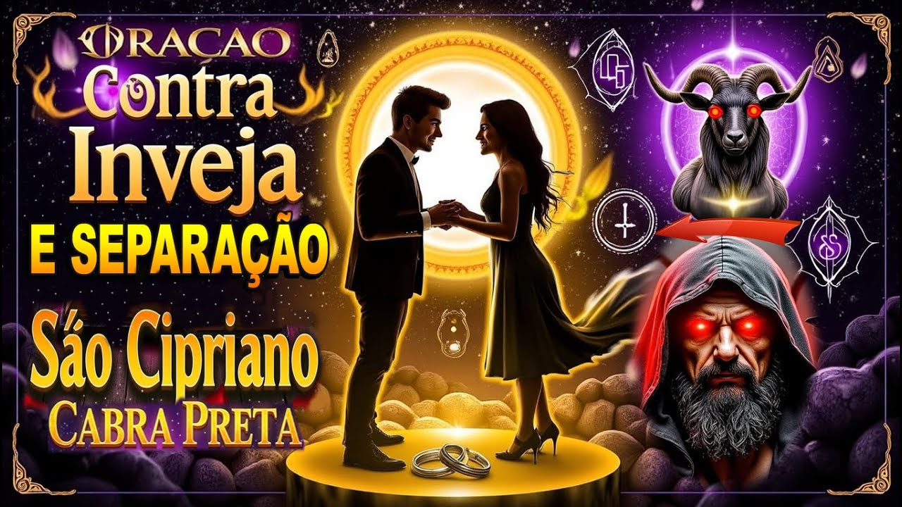 Oração para Blindar seu Casamento de Inveja e Separação. São Cipriano e Cabra Preta Milagrosa