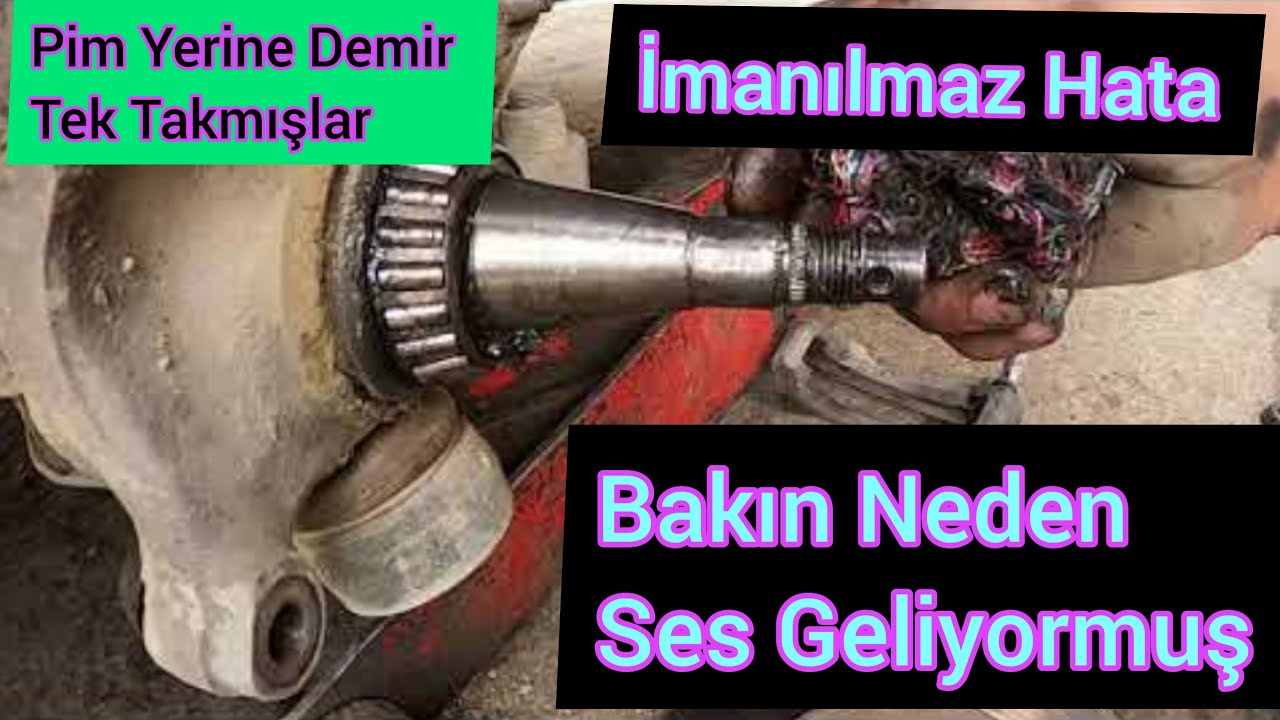 Ford Transit Ön Tekerden ses geliyor / Ford Ön Porya Tamiri / Ford Front Hub Repair