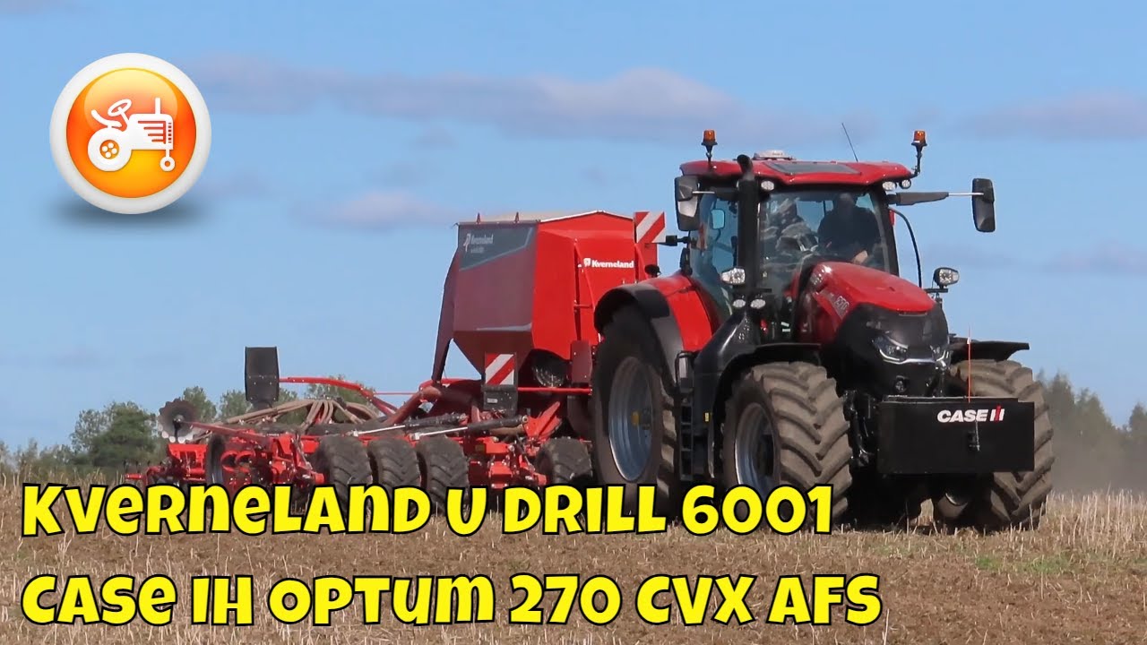 Seeding Demonstrations 2023 | Kverneland U drill 6001 & Case IH Optum 270 CVX AFS