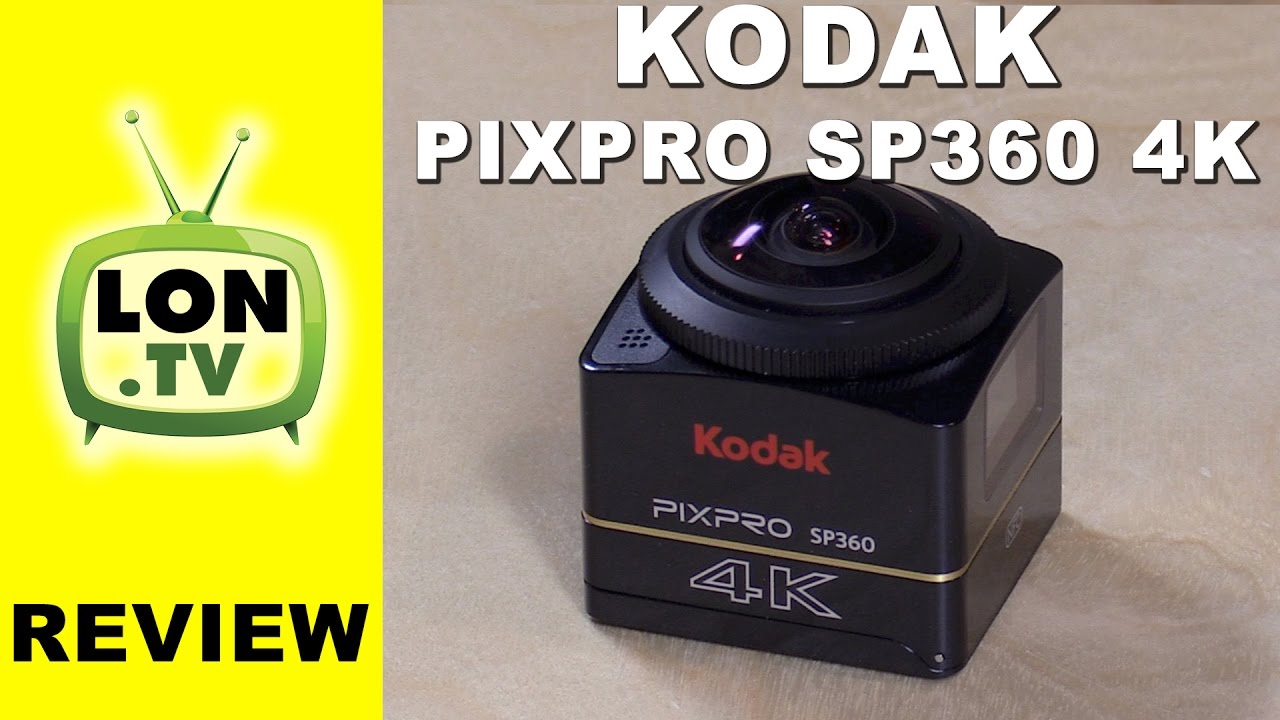 Kodak PIXPRO SP360 4K VR 360 Degree Camera Review - Compared to Ricoh Theta
