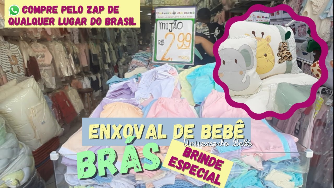 ENXOVAL DE BEBÊ NO BRAS❤ COMPRE PELO WHATSAPP DE QUALQUER LUGAR DO BRASIL E GANHE BRINDE.