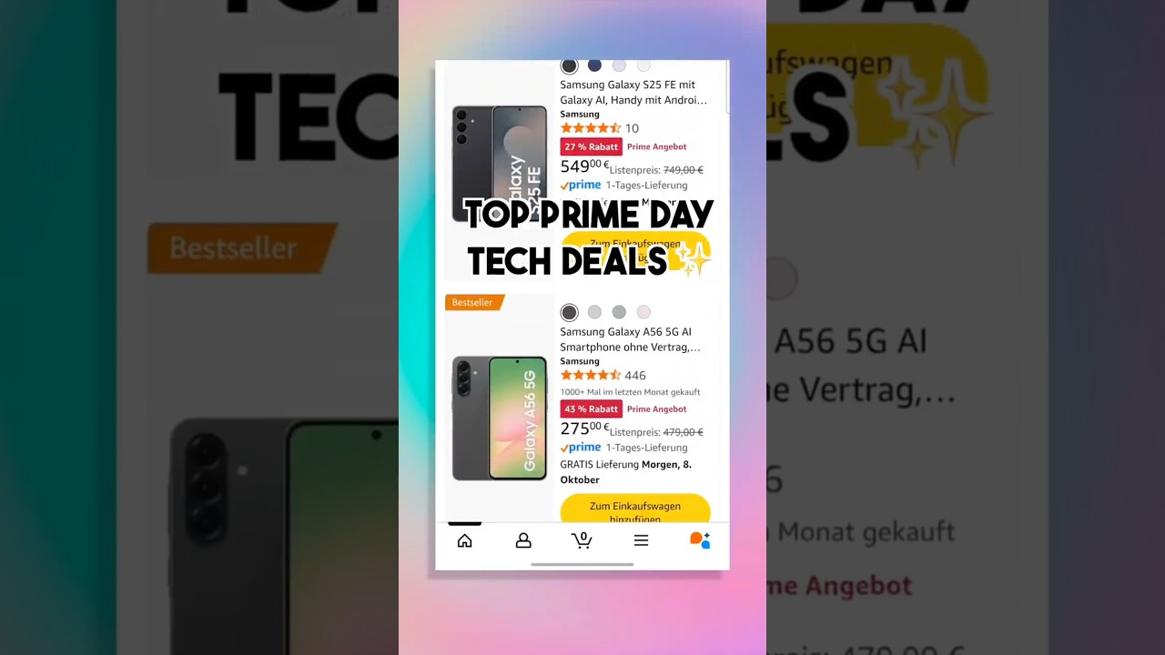 Die besten Prime Day Angebote Tag 1 #shorts