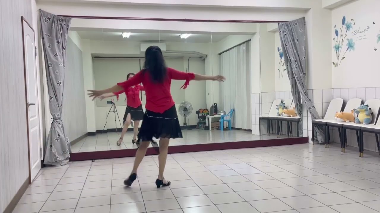 濛濛細雨憶當年(倫巴)~中政舞蹈班  #背面示範:巫沛榆  #編舞~楊瑾瑜老師