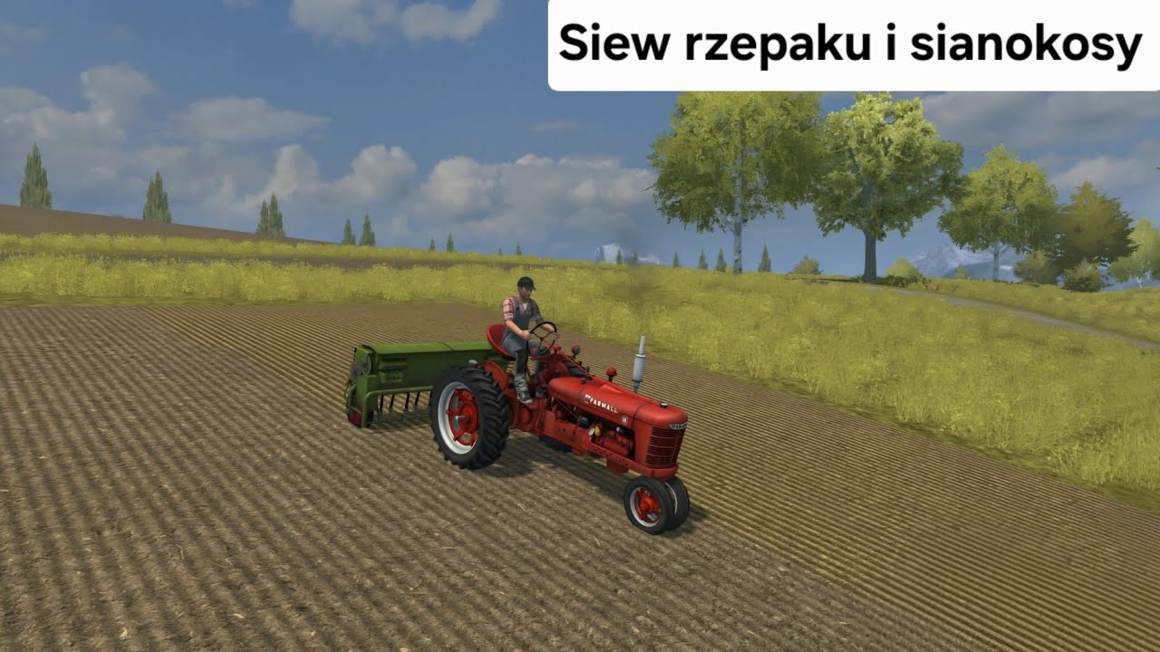 Farming Simulator 2013 S2 #3 Siew rzepaku i sianokosy (timelapse)