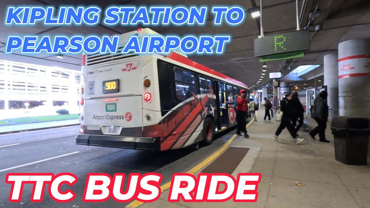 How to Get to Toronto Pearson Airport by Bus (TTC 900 Airport Express Bus Explained)