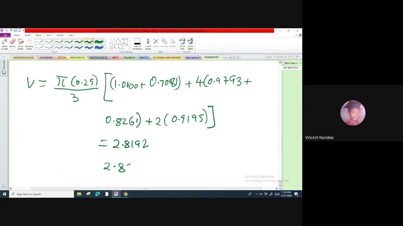 Numerical Integration Made Easy-Example and Exercises
