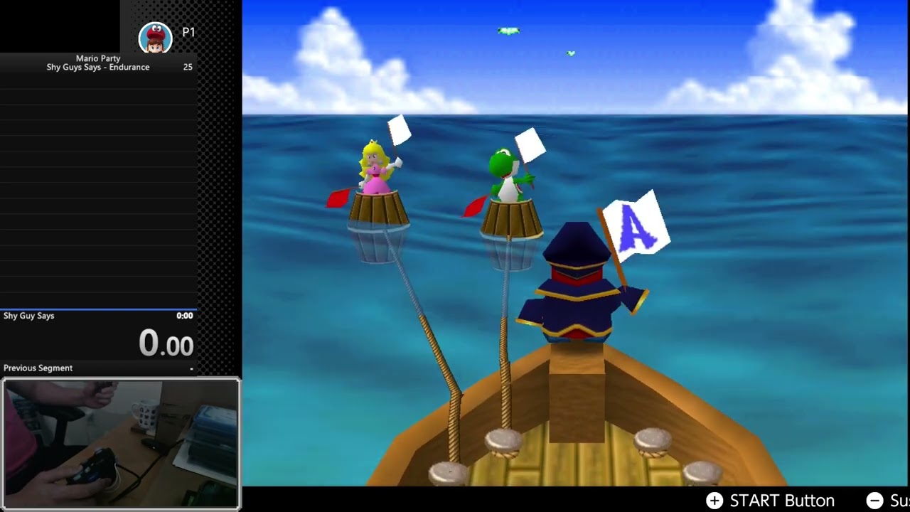 Mario Party - Shy Guy Says - World Record 19:19