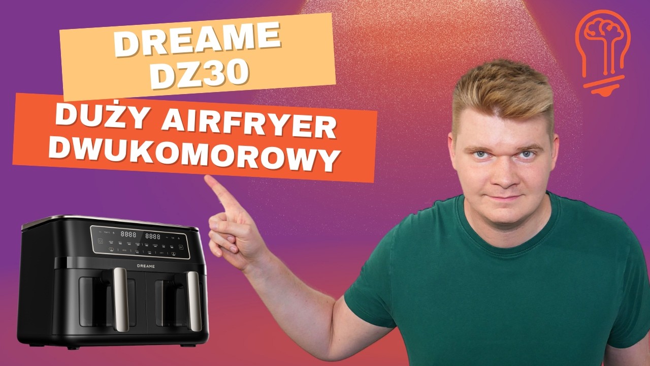 Test Dreame DZ30 – dwukomorowy airfryer 11l (2x5,5 l). Duża moc, dwie grzałki i realna skuteczność?🤔
