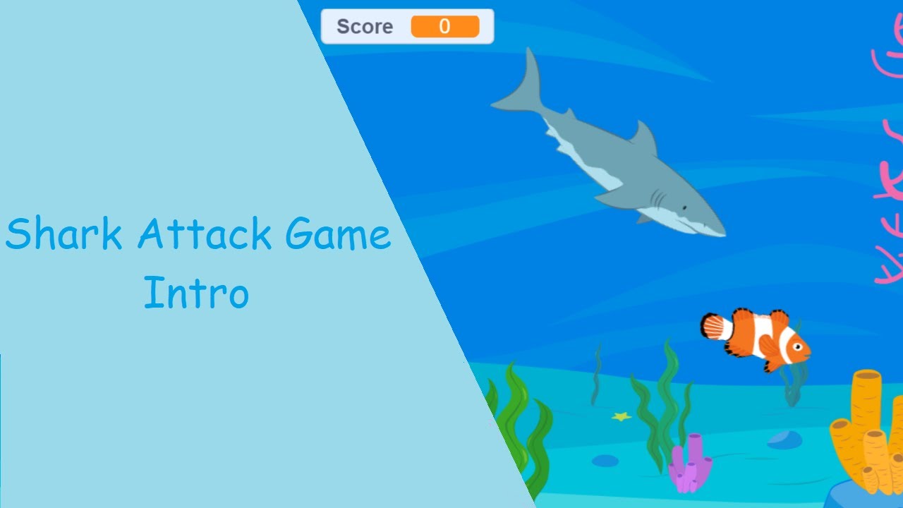 Scratch Tutorial #29 | Shark Attack Game - Intro