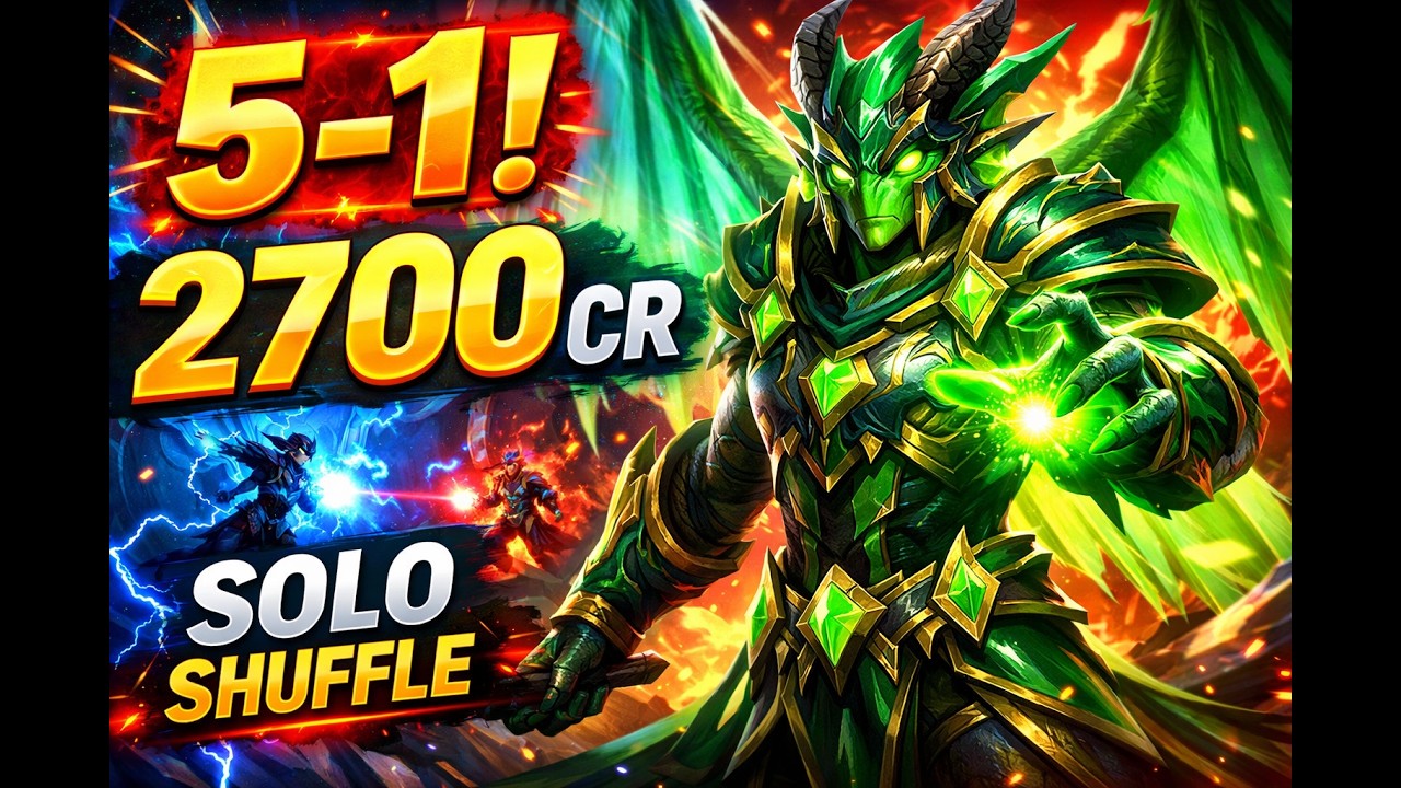Pres Evoker Mirror at 2700cr (5-1) | WoW Midnight Solo Shuffle Gameplay