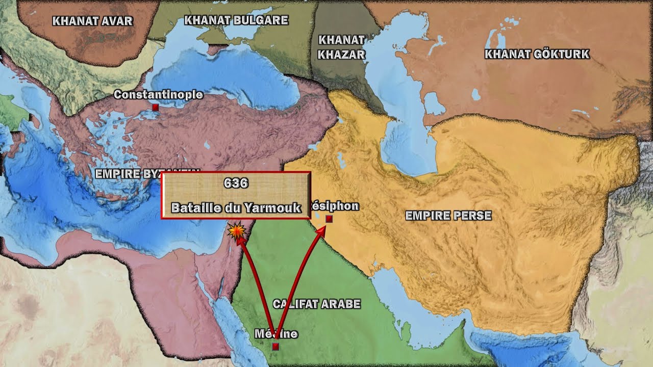 L'expansion du califat arabe (632 - 661) [Haut Moyen Age 11]