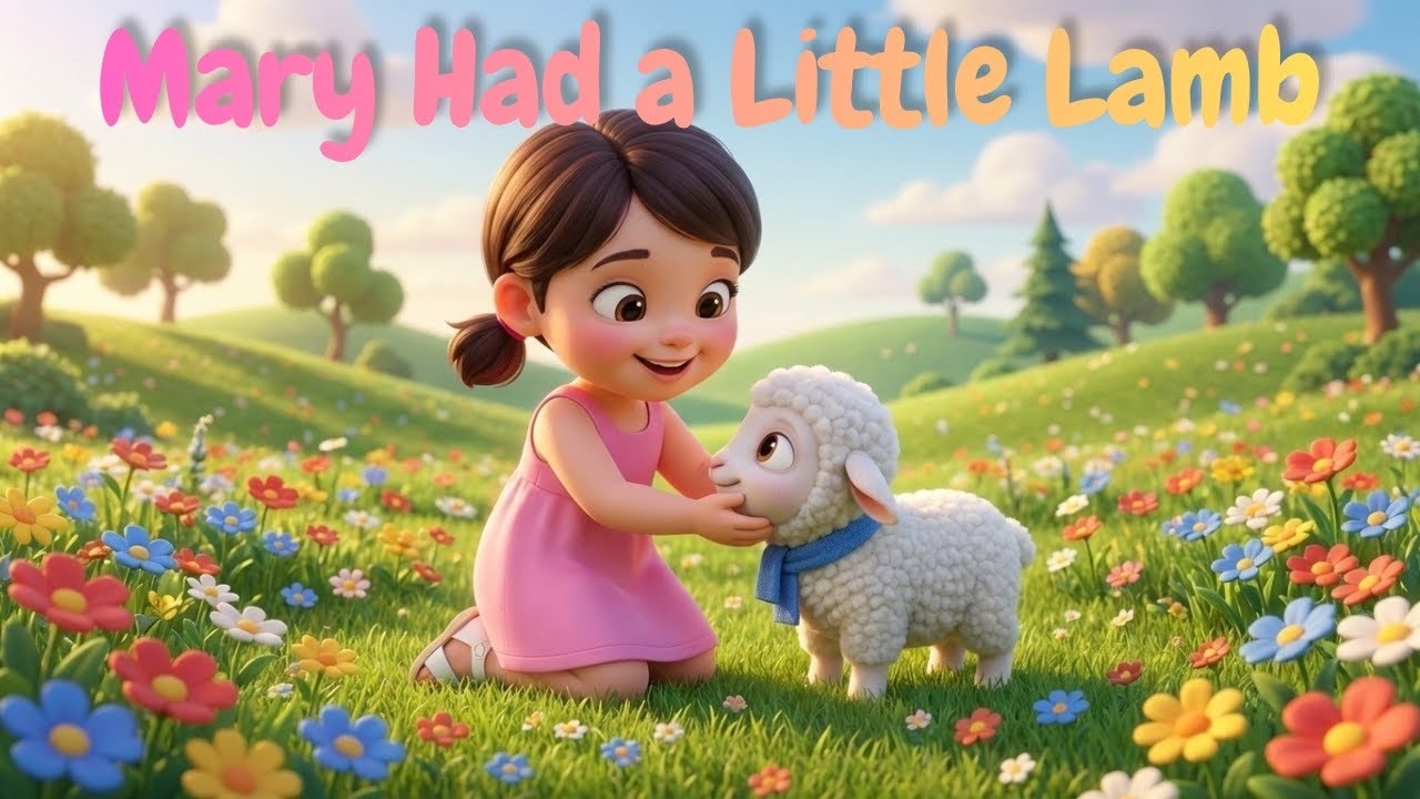 Mary Had a Little Lamb | Nursery Rhymes and Kids Songs | Moonbean Kids