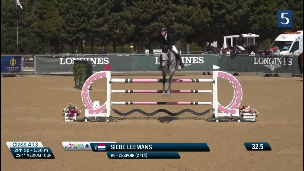 l'Espoir clear in his first 4* 1.50m class at SST '25