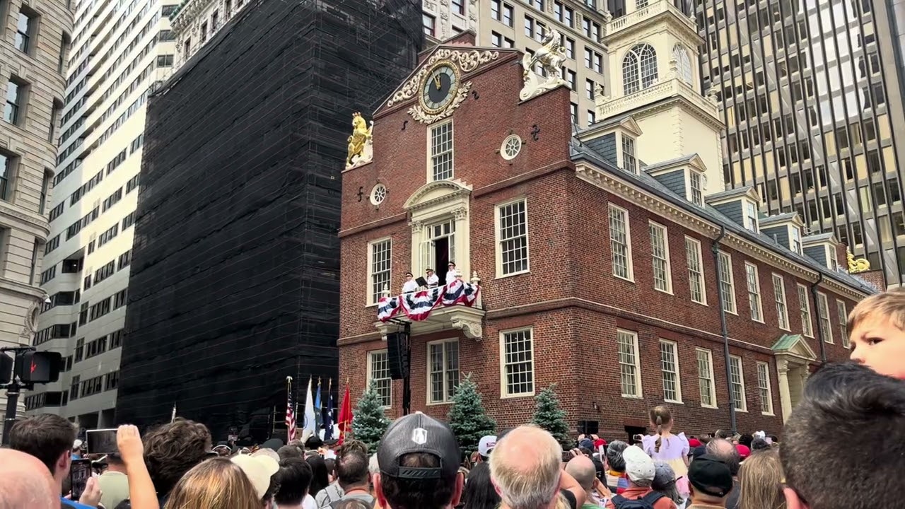 Independence Day 2024 at The Old State House Boston, MA - The Declaration of Independence