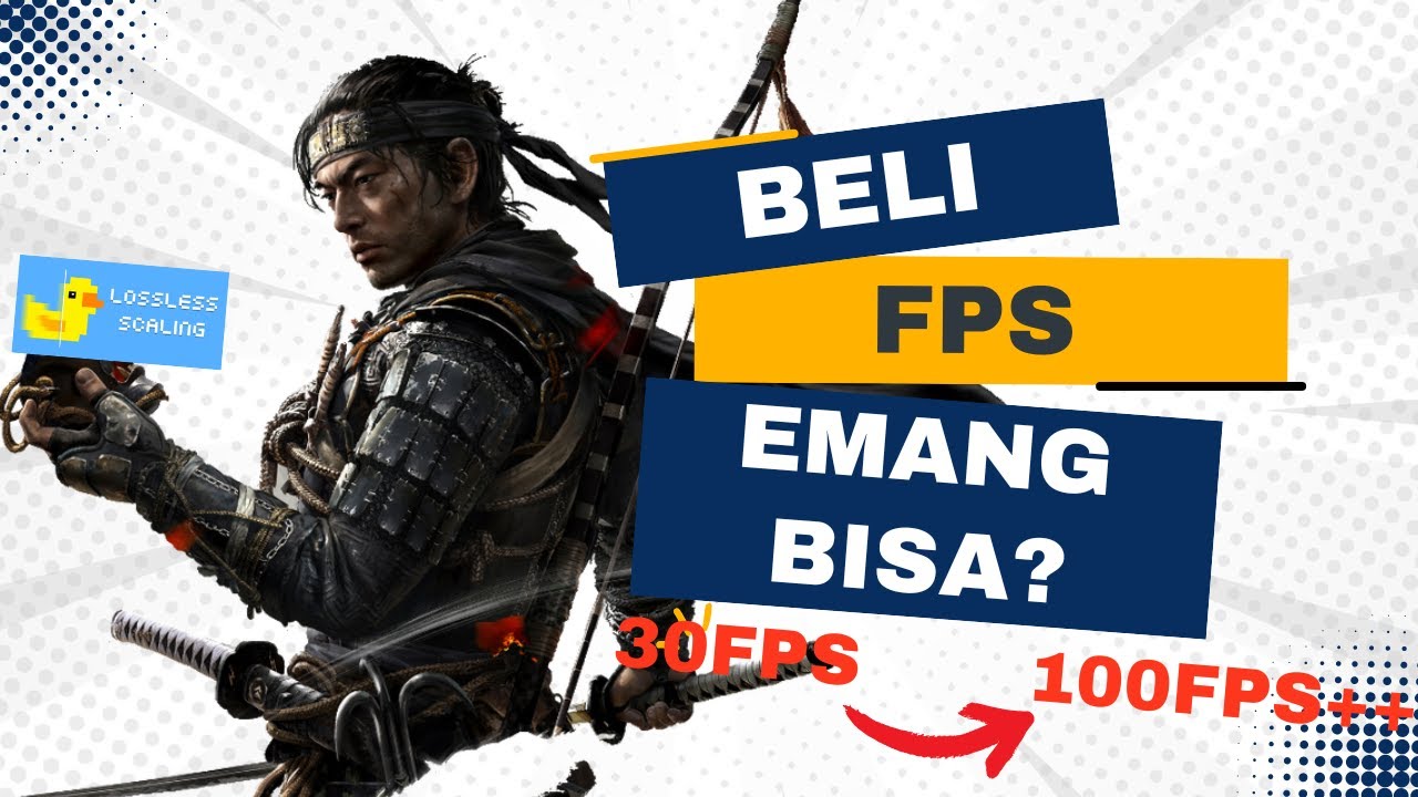 BELI FPS EMANG BISA? GPU KENTANG BISA MAIN 100FPS++ (LOSSLESS SCALING)