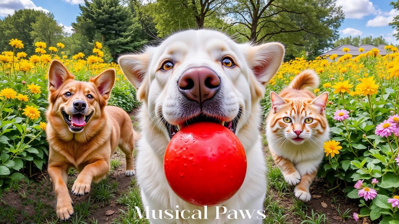 12 часов успокаивающей музыки для собак и кошек 🐾 Мягкие фоновые звуки для расслабления, безопасн...