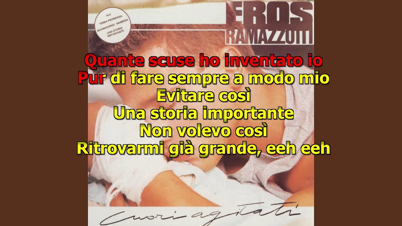 Eros Ramazzotti - Una storia Importante KARAOKE (Con cori - Fair Use)