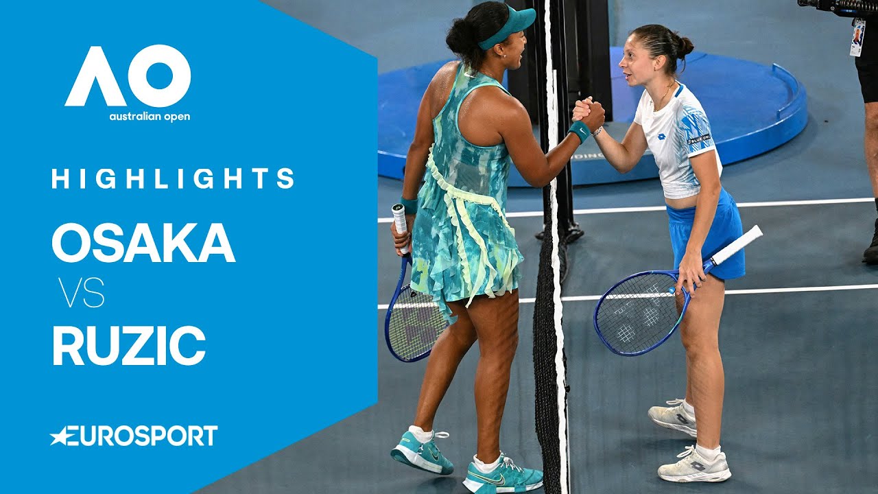Naomi Osaka - Antonia Ružić | Highlights deutsch | 1. Runde | Australian Open 2026 | Tennis
