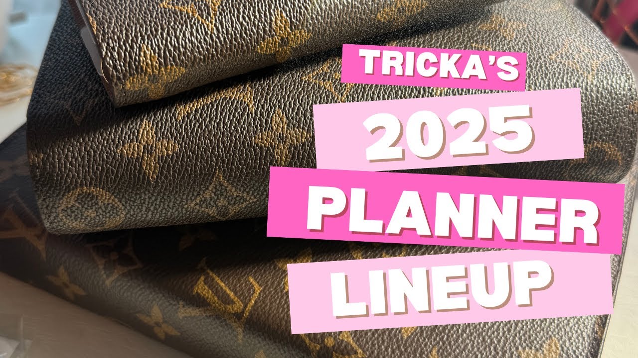 TRICKA'S 2025 PLANNER LINEUP #2025planner #plannerlineup #planning #2025PLANNERLINEUP
