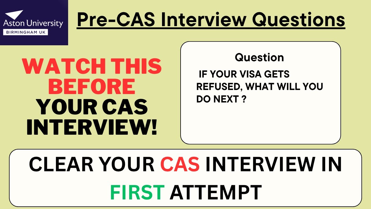 Aston University Pre Cas Interview Questions 2025