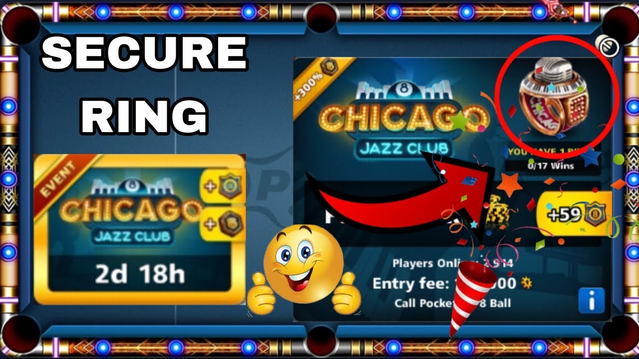 Finally Got the Chicago Jazz Club Ring 💍🔥 | 8 Ball Pool | Abdullah Gamerz YT
