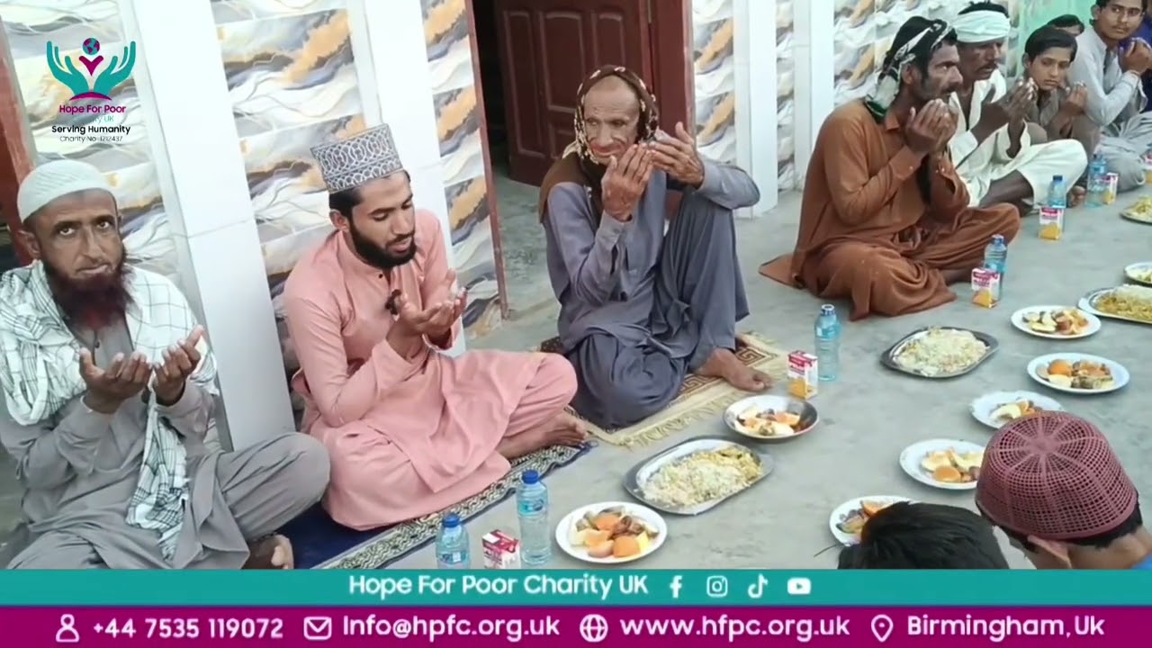 Hope For Poor Charity UK Ramadan Day 15 Grand iftaari @ Jamia Zaher Masjid Sindh 🇵🇰05/03/26