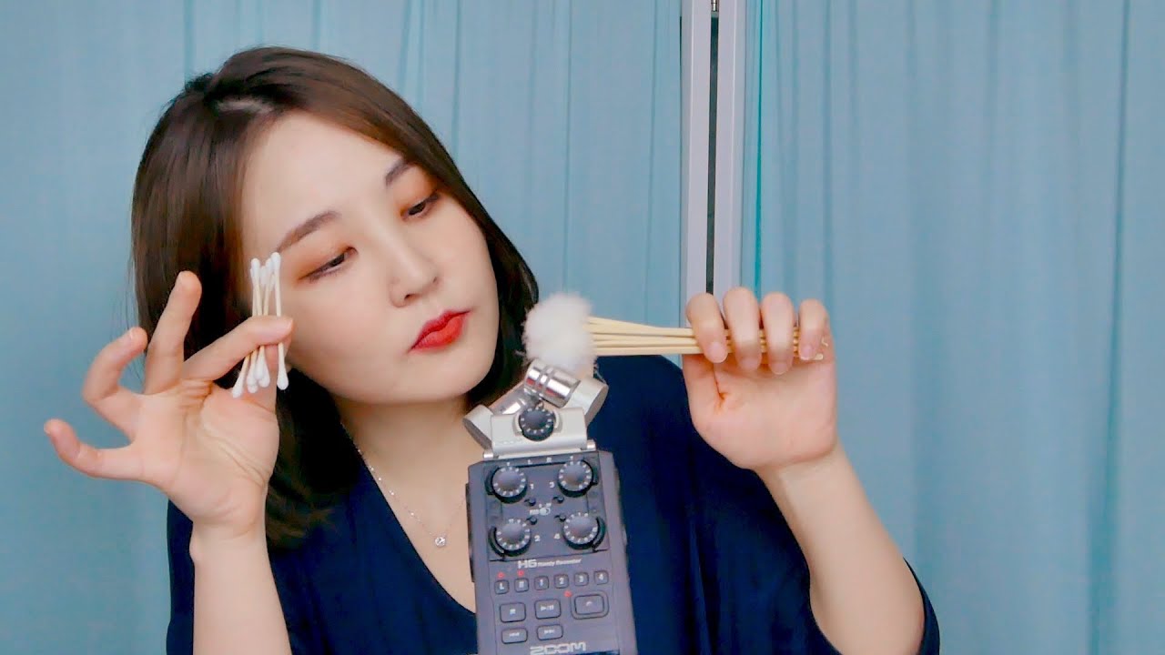 내가 솜털 귀이개를 처음 알았을 때｜수다 ASMR｜솜털 귀이개+면봉 거친 소리｜Ear cleaning