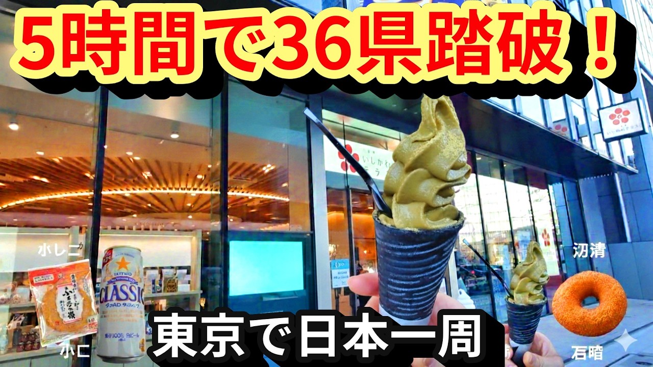 【無謀】5時間で日本一周チャレンジ!?｜何都道府県巡れる？