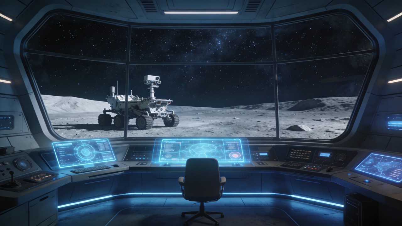 Moon Base Night Shift 🌙🚀 | Deep Space Sleep Ambience for Focus, Relaxation & Insomnia Relief