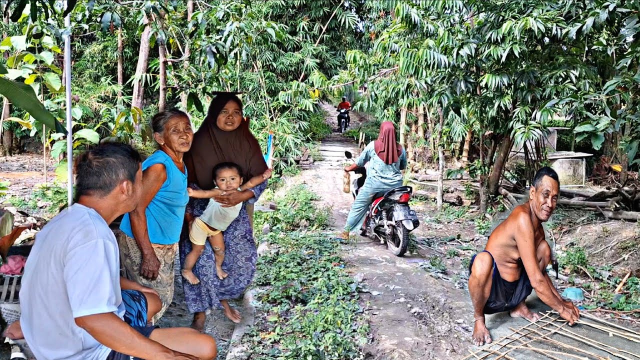 Sangat Langka‼️Pagar Dari Bambu,Penghalang Hewan Liar,Suasana Perkampungan Suku Jawa Yang Asri Alami
