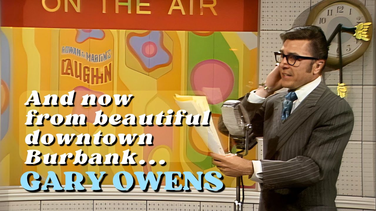 Gary Owens from Beautiful Downtown Burbank | Rowan & Martin's Laugh-In