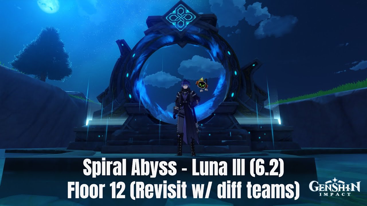 Genshin Impact - Spiral Abyss - Luna 3 (6.2) - Floor 12 - Arlechinno Pyro team | Flins Lunar Charge