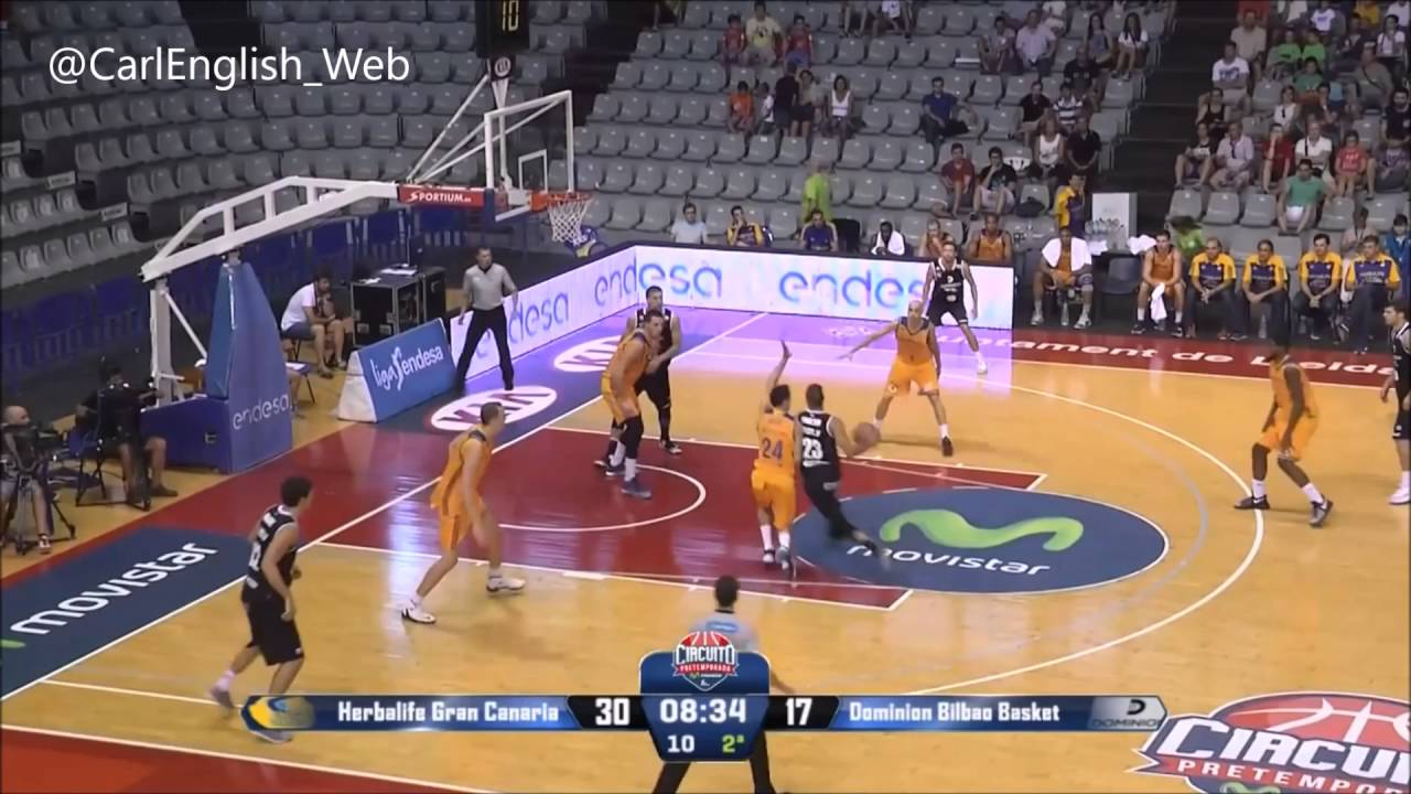 Carl English - Preseason highlights with Bilbao Basket (2016)