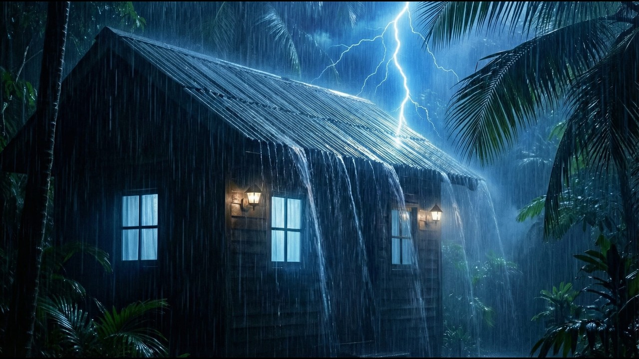 Optimize Sleep Quality with Relaxing Rainfall & Gentle Thunder Sounds for Deep Rest #rainsounds