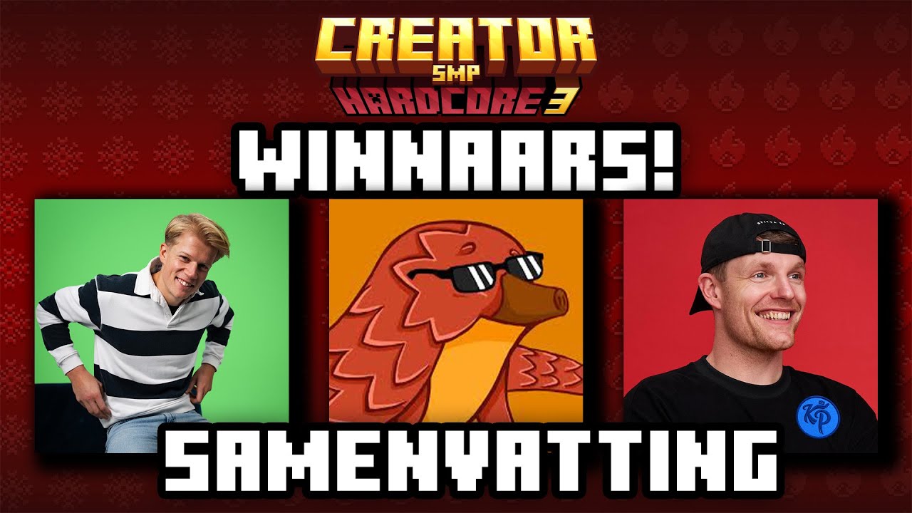 ENZO KNOL, PANGI, HARM WINNEN VERLIEZERSEILAND TOERNOOI SAMENVATTING #creatorsmp #minecraft
